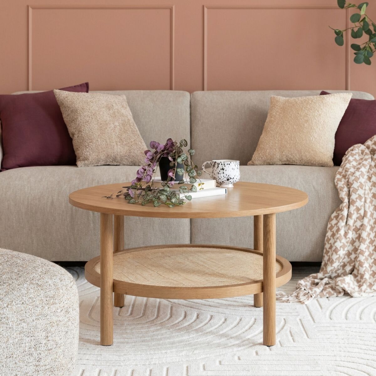 Menton sohvapöytä tammi