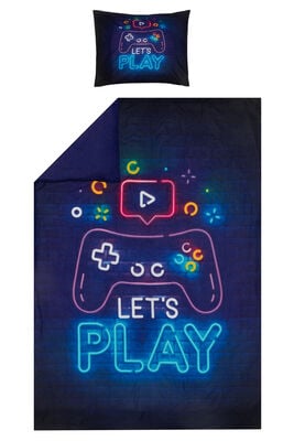 4Living Player pussilakanasetti 150x210cm+50x60cm monivärinen