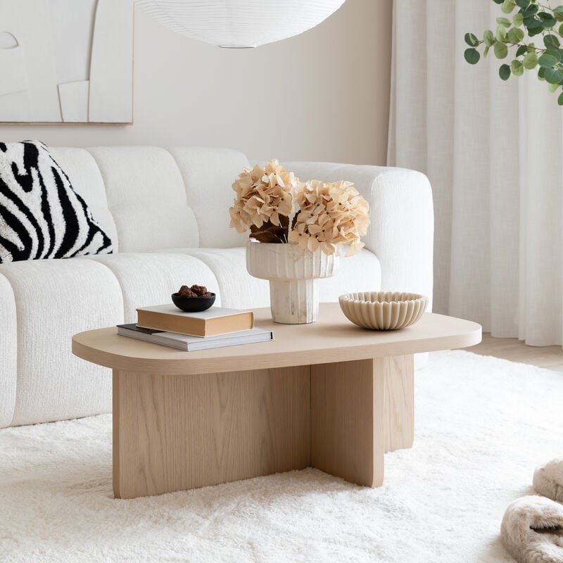 Rowico Home Billings sohvapöytä 89x59 cm valkopesty tammi