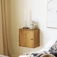 House Nordic Townsville seinähylly ovella 30x18x30 cm tammi