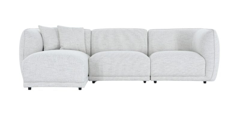 House Nordic Noor divaanisohva vasen luonnonvalkoinen HN1256