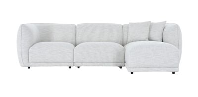 House Nordic Noor divaanisohva vasen luonnonvalkoinen HN1256