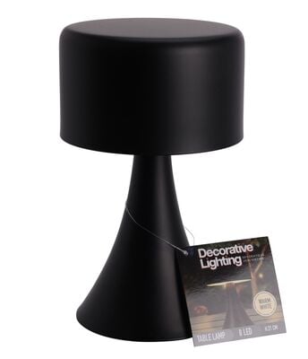 Kiila paristokäyttöinen led-pöytävalaisin musta