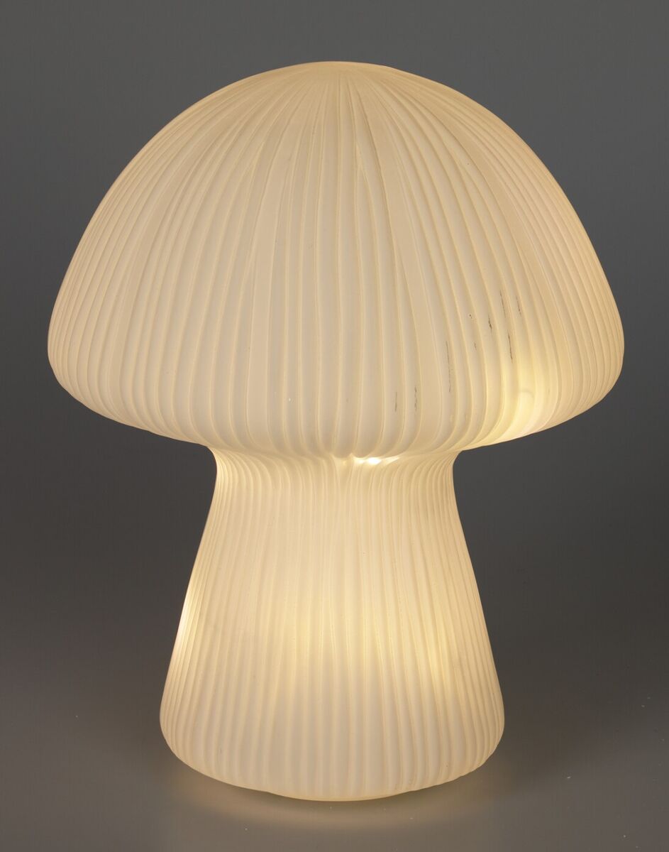 Huurre paristokäyttöinen pöytävalaisin 25 cm valkoinen