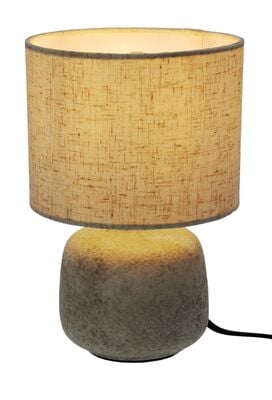 Kivi pöytävalaisin luonnonvalkoinen