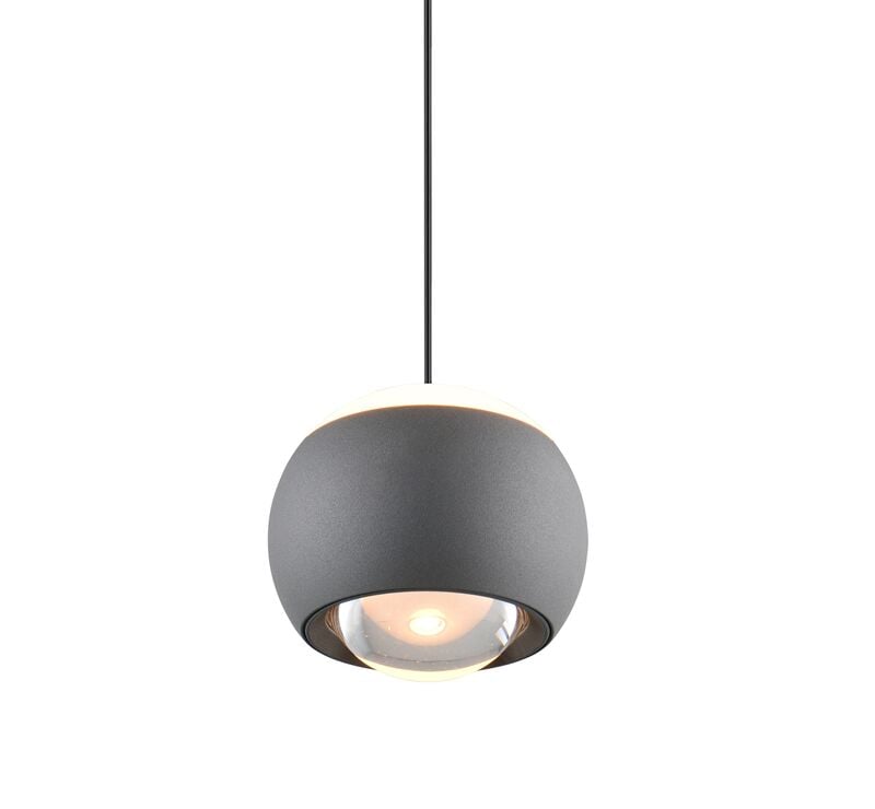 Musterring Cannon LED-riippuvalaisin 1-os antrasiitti/harmaa