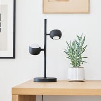 Musterring Cannon LED-pöytävalaisin 2-os mattamusta