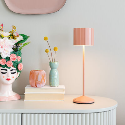 Musterring Marisa ladattava LED-pöytävalaisin mattamusta