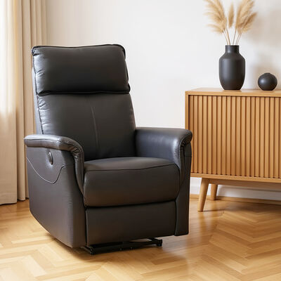 Sofia sähkömekanismituoli musta nahka/keinonahka