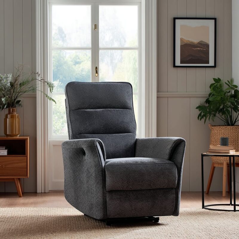 Lumo sähkömekanismituoli tummanharmaa Front