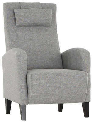 Henrik nojatuoli vaaleanharmaa Surprise 25T6 wenge jalat, asiakaspalautus