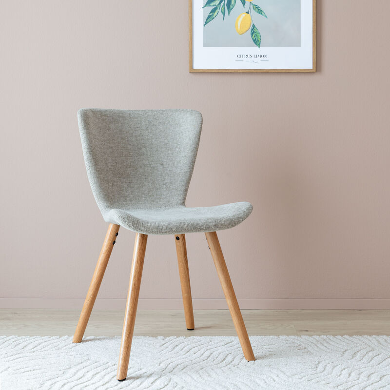 Teslin tuoli kangasverhoilu hiekka