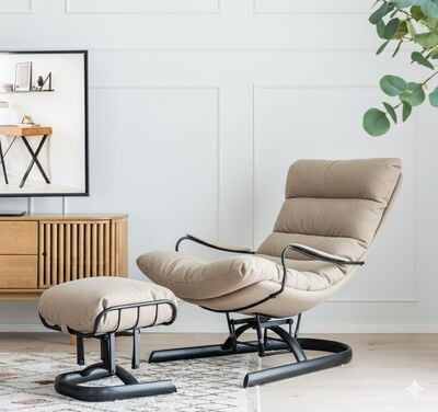 Mooda Osby nojatuoli beige Storm 06