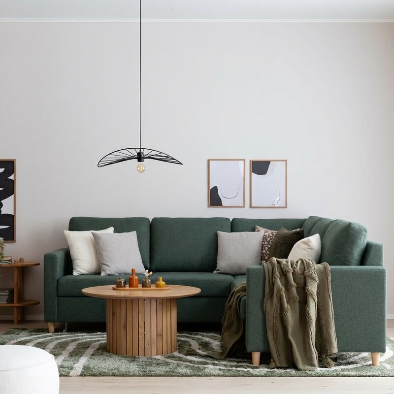 Aada kulmavuodesohva vihreä Hygge 37