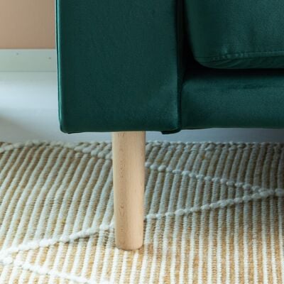 House Nordic Lido sohvan jalka, musta 1kpl