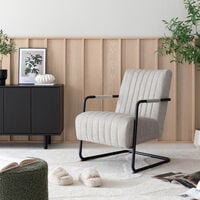 Bonest nojatuoli hiekka Brego 31, mustat käsinojat