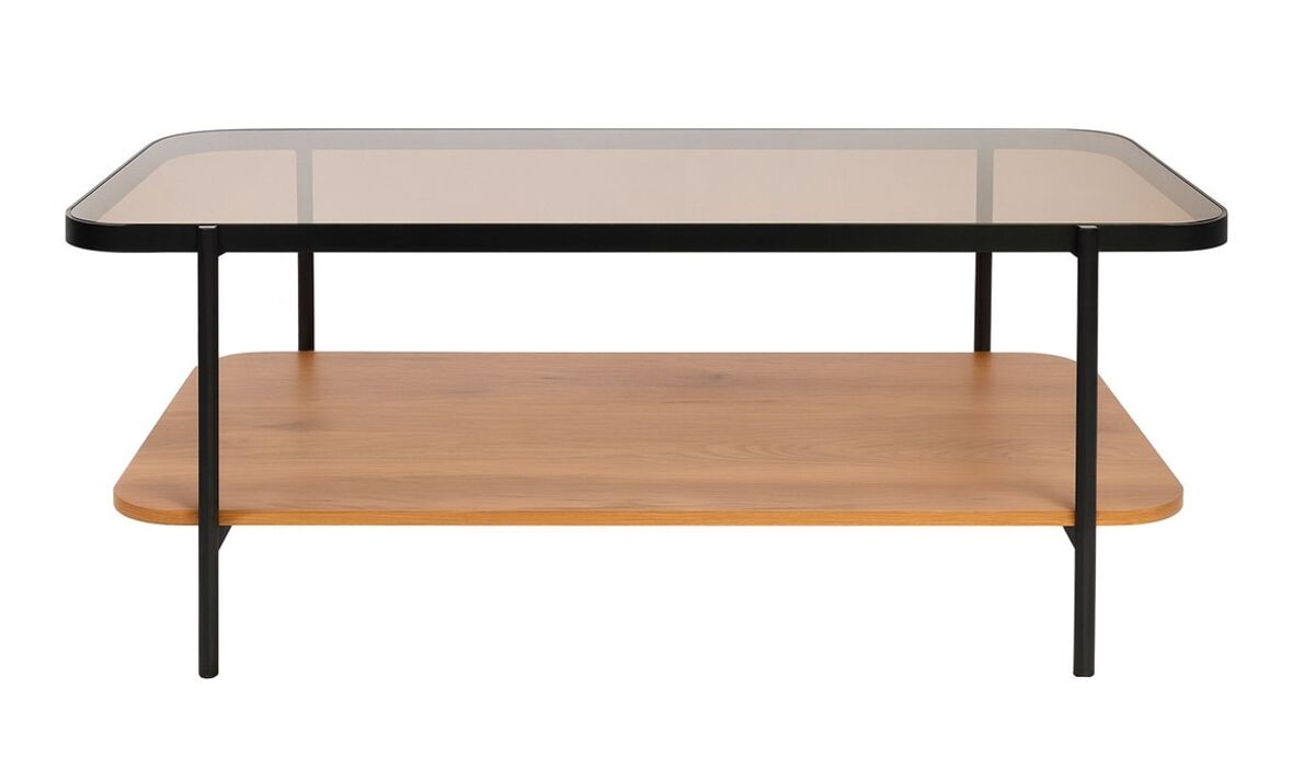 Veke Hasbro sohvapöytä 120x60 cm tammi/ musta