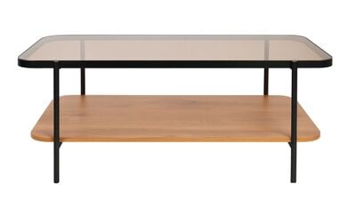 Hasbro sohvapöytä 120x60 cm tammi/ musta