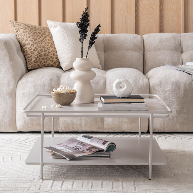 Jobba sohvapöytä 75x75 cm greige