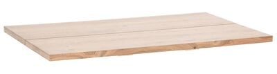 Tammi lankkupöydän kansi 195x90x3,6 cm valkolakattu tammi, asiakaspalautus