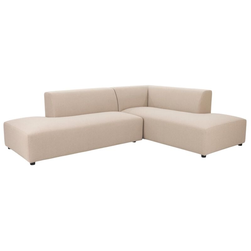 Newland avokulmasohva oikea vaalea beige