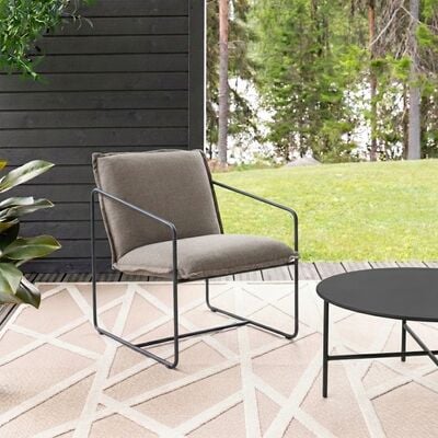 Step nojatuoli taupe/musta