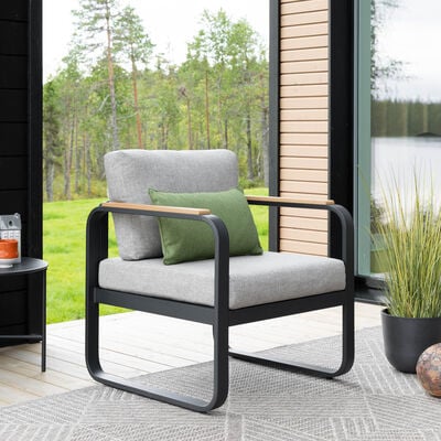 Lumme nojatuoli greige/hiekka