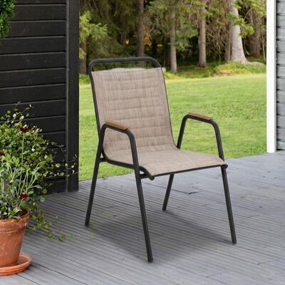 Olivia tuoli musta/hiekka