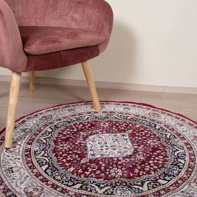 Royal Palace viskoosimatto pyöreä Ø100 cm sininen