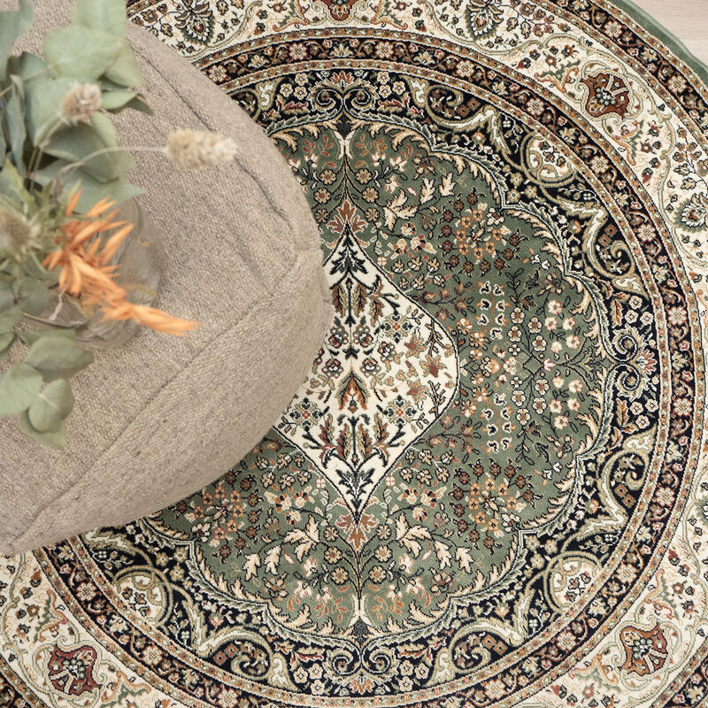 Royal Palace viskoosimatto pyöreä vihreä