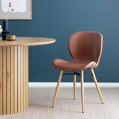 Mietos tuoli konjakki PU-keinonahka, ASIAKASPALAUTUS