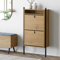 House Nordic Barco kenkäkaappi tammi