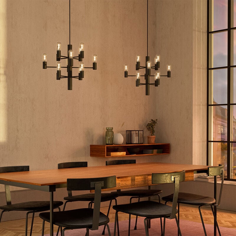 Herstal Manola Mini kattokruunu musta