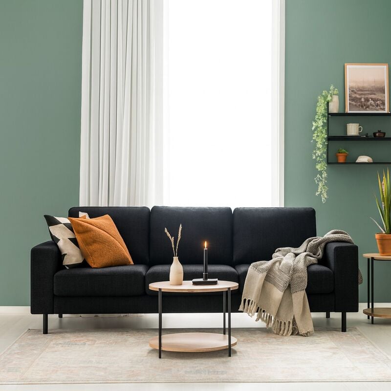 Kairo 3-istuttava sohva musta Hygge 99