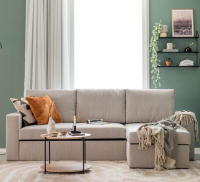 Kaamos divaanivuodesohva hiekka Hygge 10, asiakaspalautus