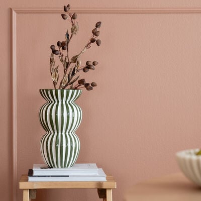 M&M Zebra vaasi Ø16 cm sininen/valkoinen