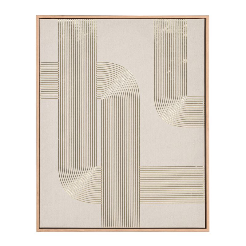 M&M Norman I canvastaulu 40x50 cm hiekka/kulta