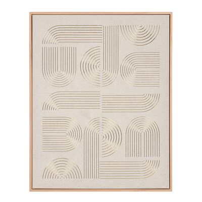 M&M Norman II canvastaulu 40x50 cm hiekka/kulta