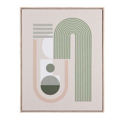 M&M Norman I canvastaulu 40x50 cm hiekka/vihreä