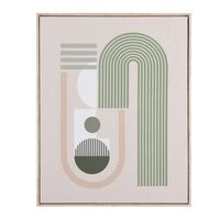 M&M Norman I canvastaulu 40x50 cm hiekka/vihreä