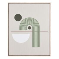 M&M Norman II canvastaulu 40x50 cm hiekka/vihreä