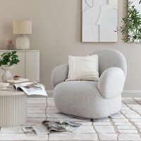 House Nordic Messina pyörivä nojatuoli vaaleanharmaa HN1253(kuvausmalli)