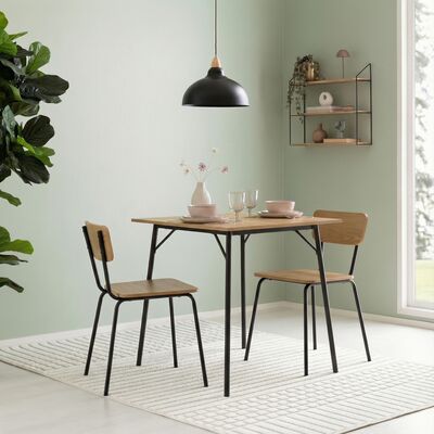 Peru 2-hengen ruokailuryhmä tammi/musta