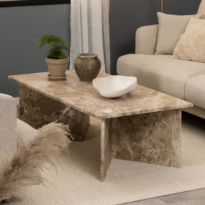 Vega marmori pöydän kansi 140x70 cm matta ruskeaa