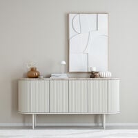 Taimi senkki 153x41x75 cm marmori matta latte/greige