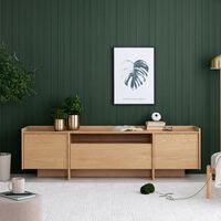 Japandi tv-taso 197x38x57 cm tammi