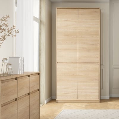 Manami vaatekaappi 91x51x198 cm tammi