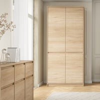 Manami vaatekaappi 91x51x198 cm tammi