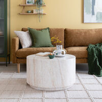 House Nordic Bonn pyöreä sohvapöytä Ø70 cm travertine