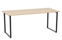 Haworth ruokapöytä 180x80 cm tammi/musta, asiakaspalautus